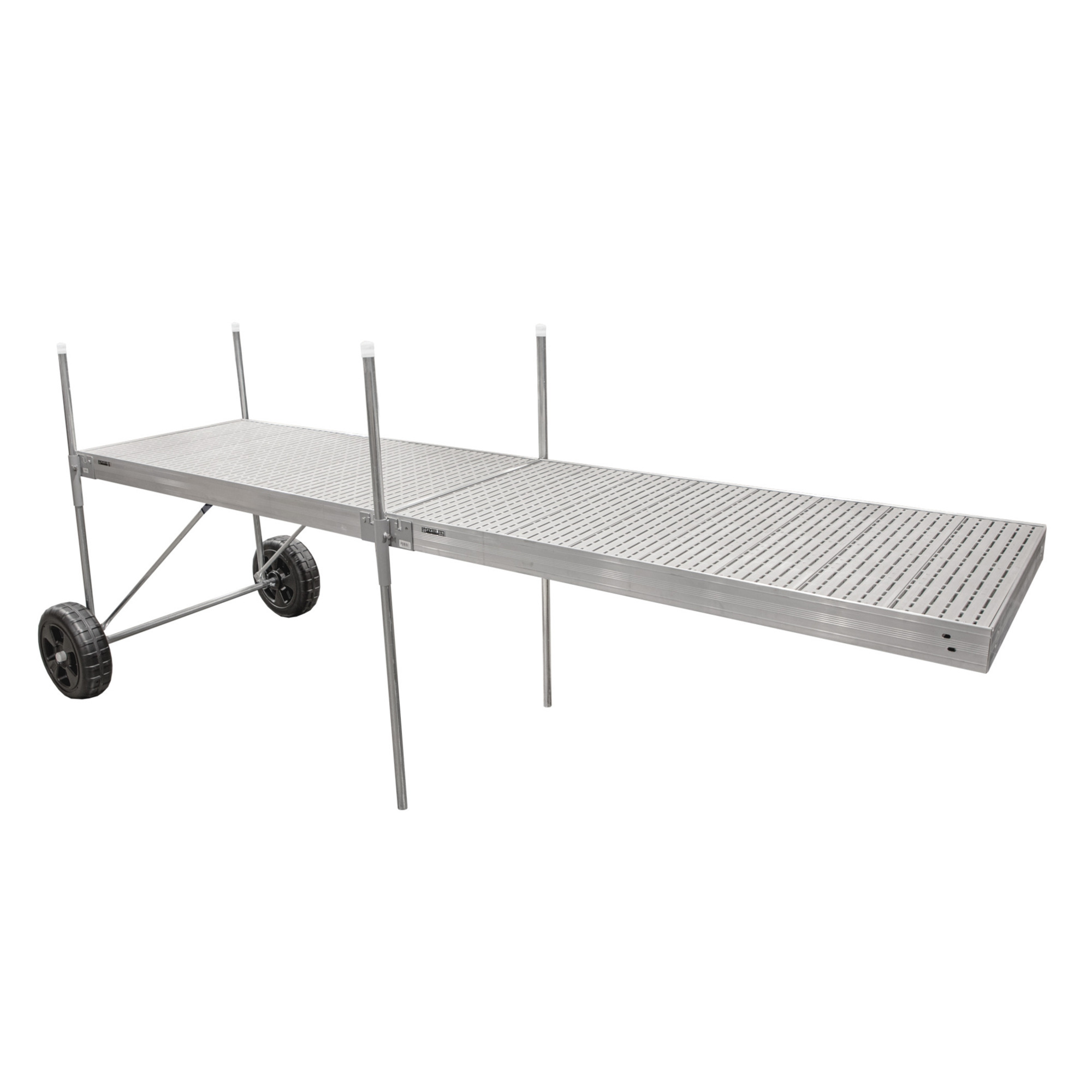 Tommy Docks Roll-In Dock - 16ft., Aluminum Frame, Titan Decking, 4ft. x 8ft. Sections, Model# TD-50750